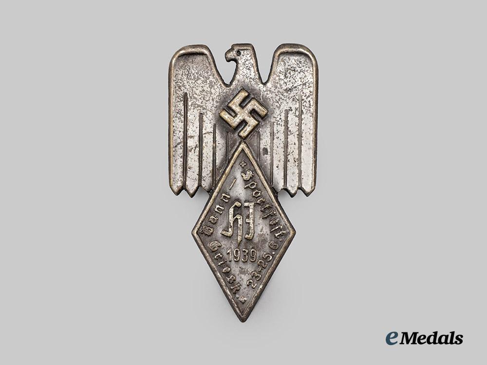 germany,_h_j._a1939_grieskirchen_district_sports_festival_commemorative_badge,_by_hans_gnad___m_n_c7058