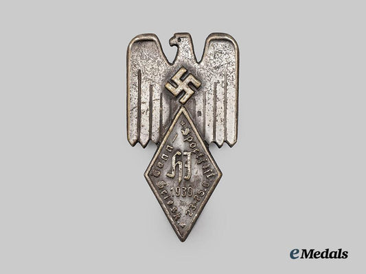 germany,_h_j._a1939_grieskirchen_district_sports_festival_commemorative_badge,_by_hans_gnad___m_n_c7058