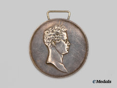Nassau, Duchy. A Duke Wilhelm Commemorative Medal in Silver, by Zollmann