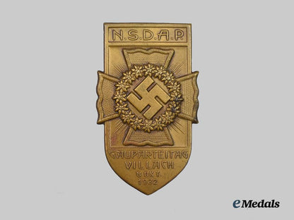 germany,_n_s_d_a_p._a1932_gau_villach_party_day_badge,_by_schwertner___m_n_c7071