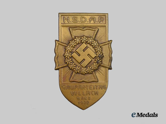 germany,_n_s_d_a_p._a1932_gau_villach_party_day_badge,_by_schwertner___m_n_c7071
