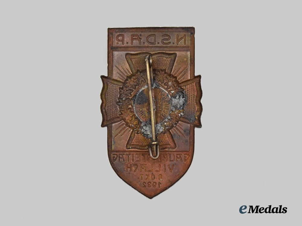 germany,_n_s_d_a_p._a1932_gau_villach_party_day_badge,_by_schwertner___m_n_c7073