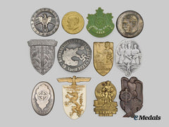 Germany, Third Reich. A Lot of Twelve Commemorative Badges
