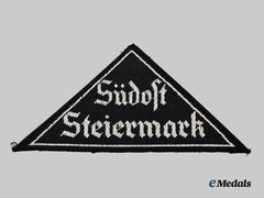 Germany, HJ. A Mint BDM Südost Steiermark Sleeve Insignia, by Ewald Beiersmann & Sohn