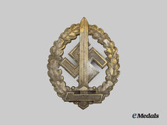 Germany, Third Reich. An SA Military Sports Badge for War Wounded, Bronze Grade, by Werner Redo of Saarlautern, Type III