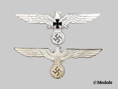 Germany, Third Reich. A Lot of Two Breast Eagles (Heer Officer’s Summer/NSKOV Officer)
