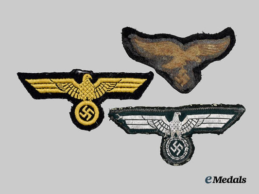 germany,_wehrmacht._a_mixed_lot_of_breast_eagles,_enlisted_and_officer_ranks,_all_branches___m_n_c7113