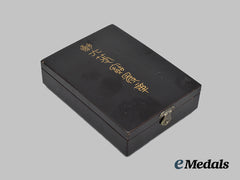 Japan, Empire. An Order of the Sacred Crown, VI Class Case with Rosette