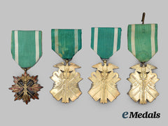 Japan, Empire. An Order of the Gold Kite, Three VI Class Awards & One IIII Class Award