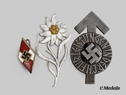 germany,_h_j._a_mixed_lot_of_badges___m_n_c7168