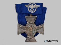Germany, Ordnungspolizei. A Long Service Award, II Class for 18 Years