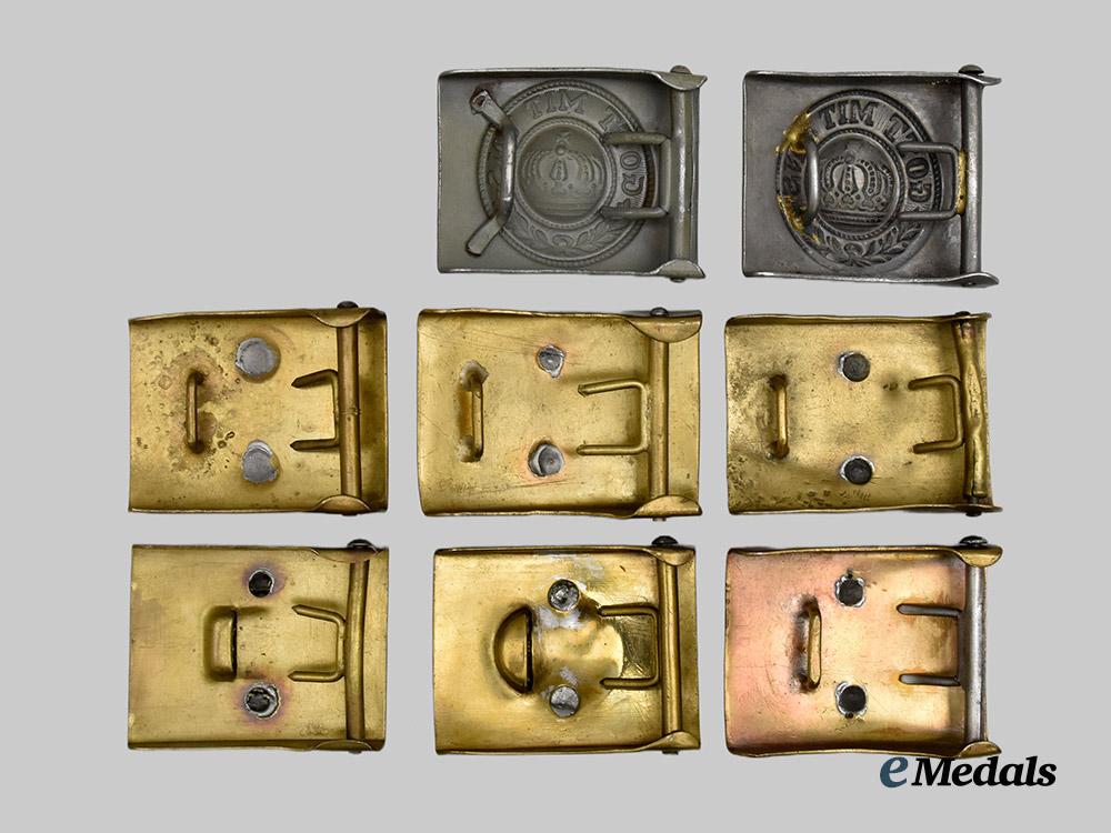 germany,_imperial._a_mixed_lot_of_heer_enlisted_ranks_belt_buckles___m_n_c7199