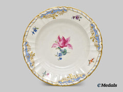Germany, Imperial. A Porcelain Dish from a Dinner Service of Kaiser Wilhelm I, by Königliche Porzellan-Manufaktur