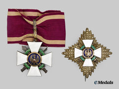 Italy, Kingdom. An Order of the Roman Eagle, Grand Officer Set to General Hasso von Manteuffel, by Gardino