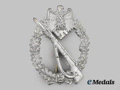 Germany, Wehrmacht. A Mint Infantry Assault Badge, Silver Grade, by AS