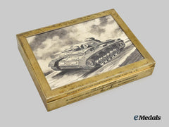 Germany, Wehrmacht. A Commemorative Cigar Box, with Signed Correspondence, from Ferdinand Schörner to Hasso von Manteuffel