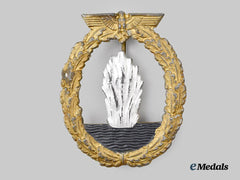 Germany, Kriegsmarine. A Minesweeper War Badge, by Rudolf Souval