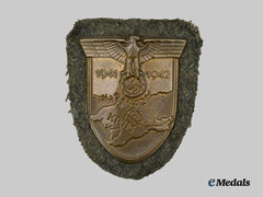 Germany, Heer. A Krim Shield, by Rudolf Souval
