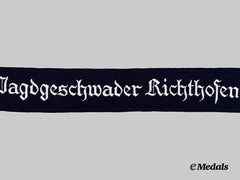 Germany, Luftwaffe. A Mint Jagdgeschwader Richthofen Cuff Title for Enlisted Ranks and NCOs