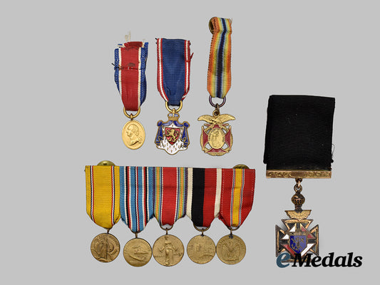 united_states._a_lot_of_nine_miniature_american_war_and_society_medals___m_n_c7285