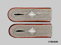 Germany, SS. A Set of Waffen-SS Flak/Artillery Obersturmführer Shoulder Boards