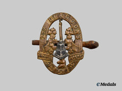 Canada, Dominion. A Pre First War 2nd Dragoons Officer's Collar Badge