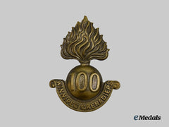 Canada, CEF. A 100th Infantry Battalion "Winnipeg Grenadiers" Cap Badge