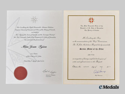 canada,_commonwealth._a_lot_of_st._john_ambulance_awards_and_documents_to_jean_tyios,_hamilton,_ontario_cadet_officer___m_n_c7352