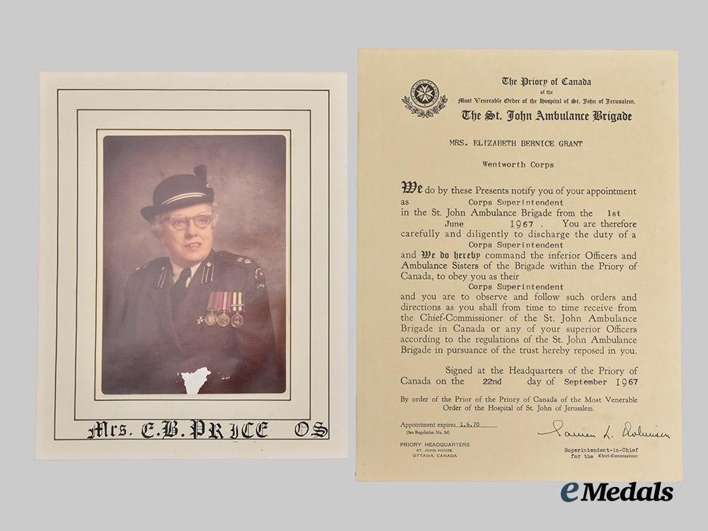 canada,_commonwealth._a_lot_of_st._john_ambulance_awards_and_documents_to_e._bernice_price,_hamilton,_ontario_superintendent___m_n_c7384