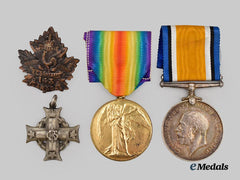 Canada, CEF. A First War Group to Pte. H.D. Keeley, 143rd Battalion & 2nd C.M.A., KIA 1918
