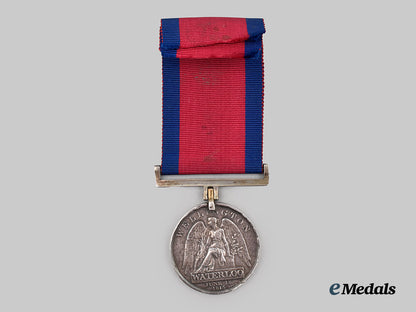 united_kingdom._a_waterloo_medal1815,_to_private_peter_jones,_captain_wynne's_company,_light_infantry,23rd_regiment_of_foot,_royal_welsh_fusiliers___m_n_c7397