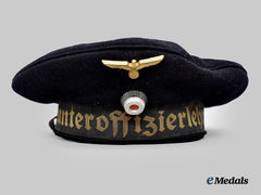 Germany, Kriegsmarine. A Blue Sailor’s Cap, Non-Commissioned Officer Training Department