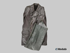 Germany, Kriegsmarine. A U-Boat Crewman’s Leather Jacket and Trousers Set, Owner-Attributed