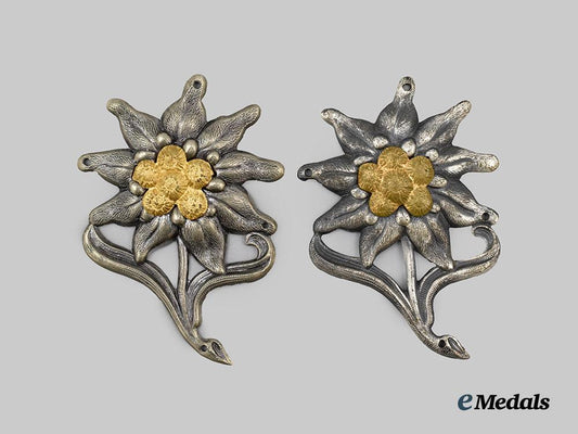 germany,_heer._a_pair_of_gebirgsjäger_cap_insignia___m_n_c7473