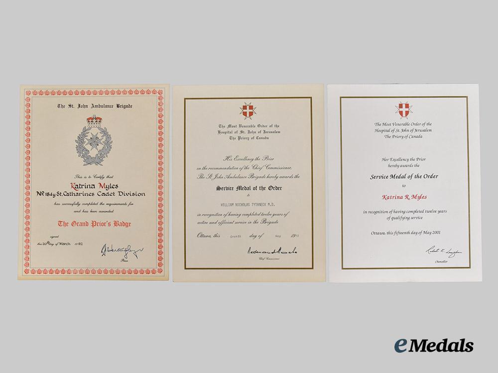 canada,_commonwealth._a_lot_of_st._john_ambulance_merit_and_service_certificates_to_recipients_in_ottawa_and_st._catharines,_ontario___m_n_c7488