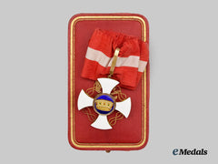 Italy, Kingdom. An Order of the Crown of Italy, Commander, in Gold, by Cravanzola