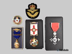 United Kingdom. A Lot of Awards & Decorations (St. George, Modern MBE, ACC, Battle of Britain).