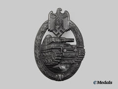 Germany, Wehrmacht. A Panzer Assault Badge, Silver Grade, by Frank & Reif