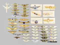 International. A Lot of Fifty Civilian Regional Airline Aircrew & Souvenir Wings
