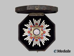 Japan, Empire. An Order of the Sacred Treasure, II Class Star with Case