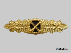 Germany, Federal Republic. A Close Combat Clasp, Gold Grade, 1957 Version by Steinhauer & Lück