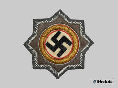 Germany, Wehrmacht. A Rare German Cross in Gold, Cloth Version for Assault Gun Troops, with Dietrich Maerz Certification