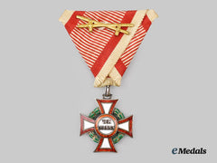Austria, Imperial. A Military Merit Cross, III Class with War Decoration, Swords, and Commemorative Date, c.1914
