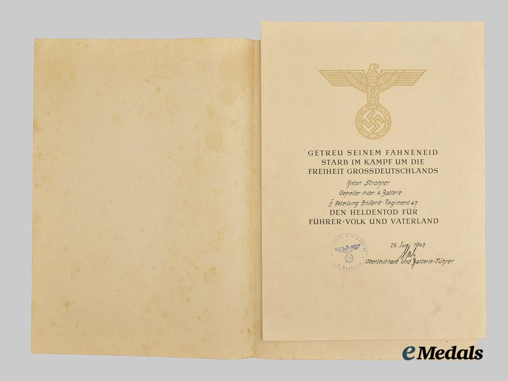 germany,_wehrmacht._a_mixed_lot_of_private_wartime_photographs,_with_hero’s_death_certificate,_to_gefreiter_anton_strohner___m_n_c7674