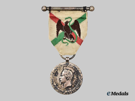 france,_second_empire._a_commemorative_medal_of_the_mexican_expedition,_by_albert_désiré_barre___m_n_c7683