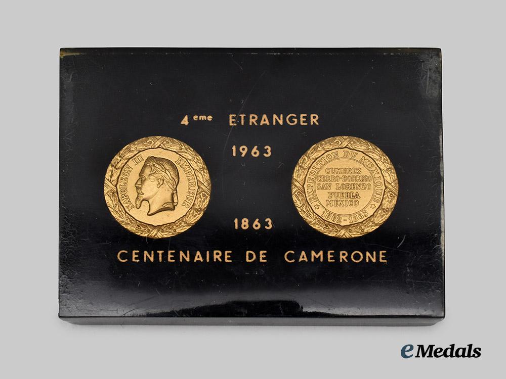 france,_fifth_republic._a_battle_of_camarón_centenary_commemorative_plaque___m_n_c7731