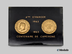 France, Fifth Republic. A Battle of Camarón Centenary Commemorative Plaque