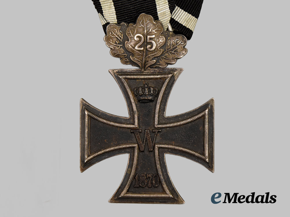 germany,_imperial._an1870_iron_cross_i_i_class,_with25th_jubilee_and1914_clasps___m_n_c7739
