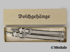 Germany, Heer. A Mint Set of Officer’s Dagger Hanger, with Case