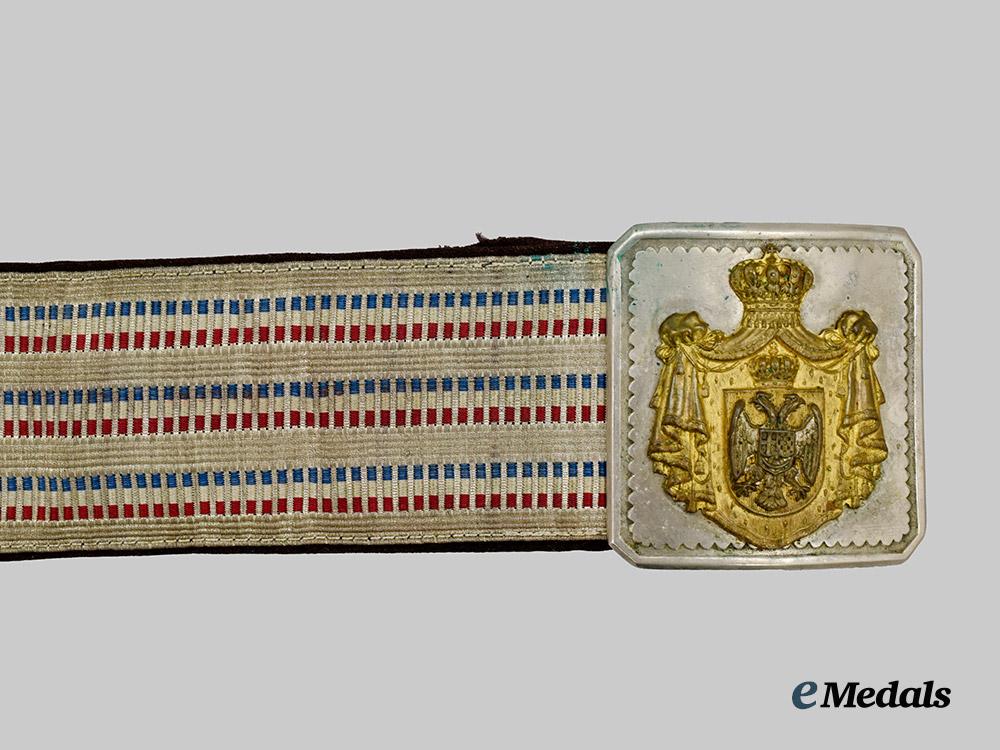 yugoslavia,_kingdom._an_officer’s_belt_and_buckle,_c.1920___m_n_c7845